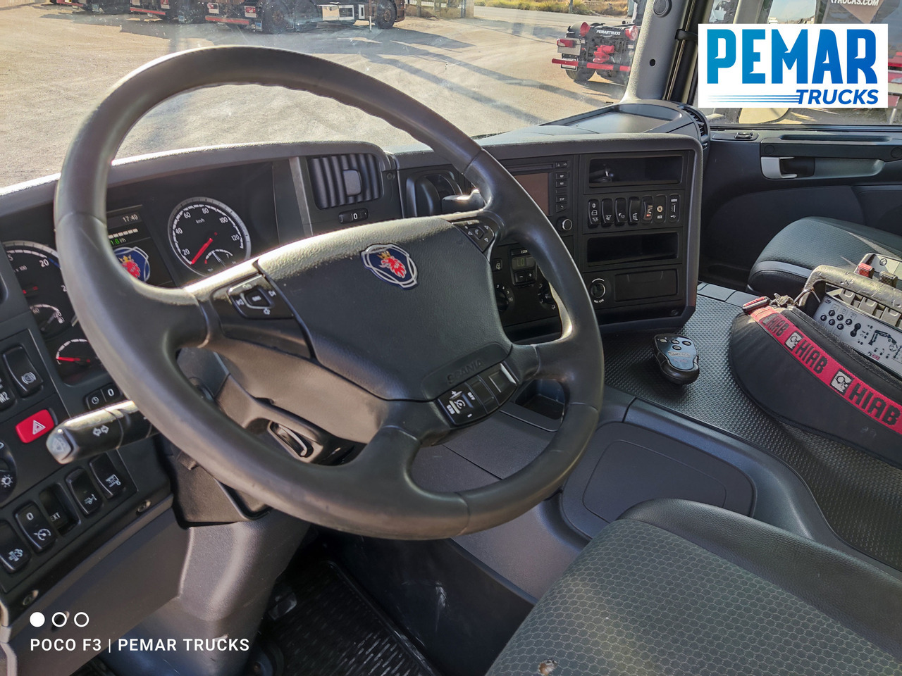 Crane truck SCANIA P 250 GRUA CAJA FIJA: picture 31