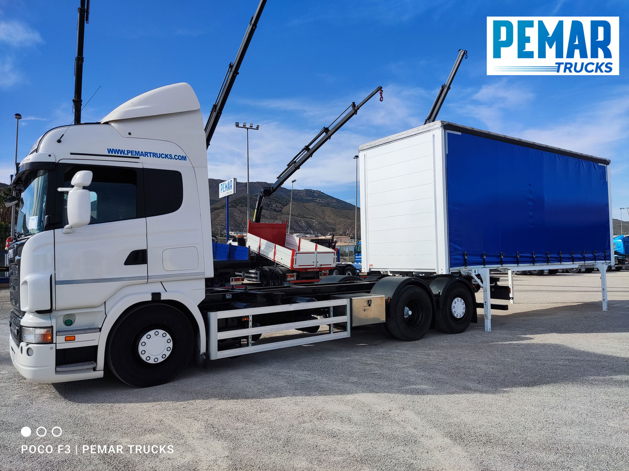 Container transporter/ Swap body truck SCANIA R 500 6X2 TAUTLINER CAJA INTERCAMBIABLE: picture 35