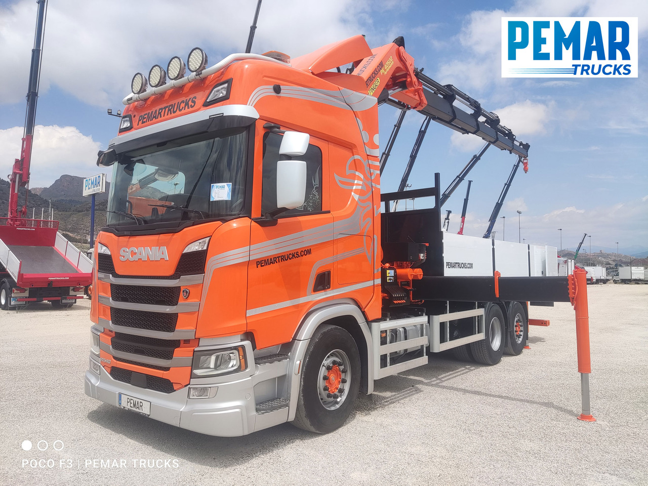 SCANIA R 540 6X2 GRUA CAJA FIJA - Dropside/ Flatbed truck, Crane truck: picture 1 SCANIA R 540 6X2 GRUA CAJA FIJA - Dropside/ Flatbed truck, Crane truck: picture 1