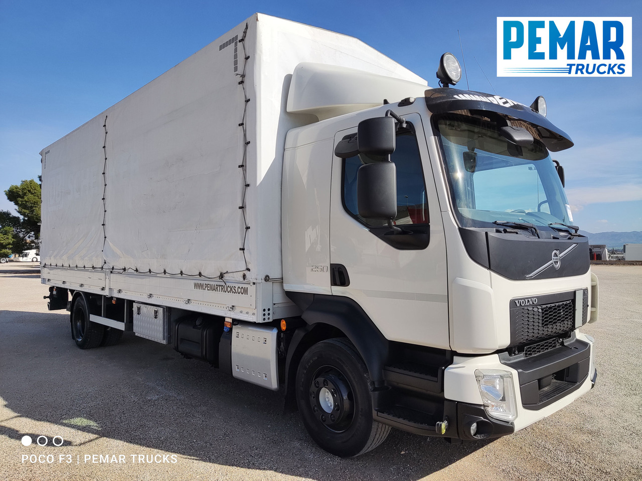 VOLVO FL 250 SEMITAUTLINER 16T - Curtainsider truck: picture 3 VOLVO FL 250 SEMITAUTLINER 16T - Curtainsider truck: picture 3