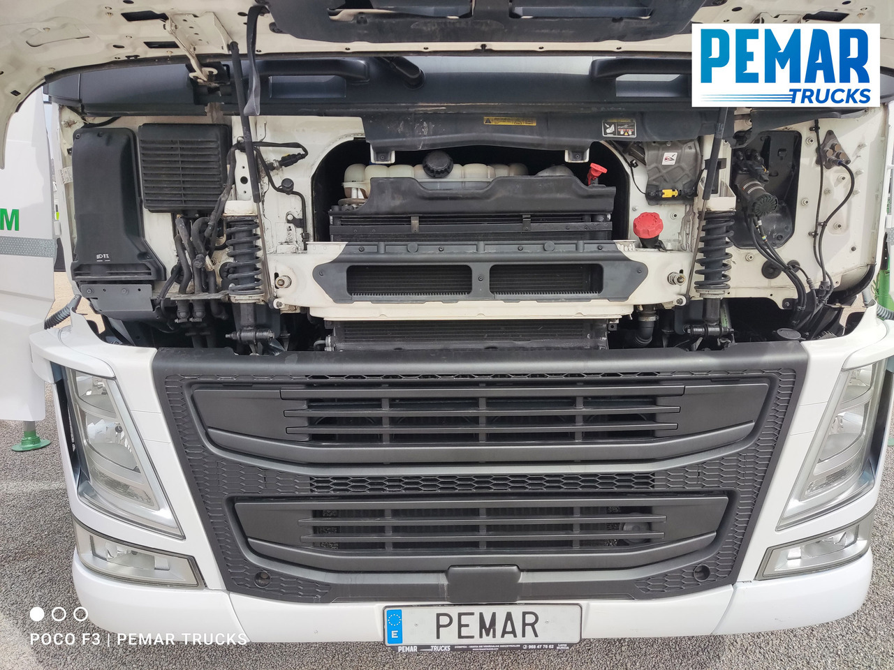 Dropside/ Flatbed truck, Crane truck VOLVO FM 330 4X2 GRUA CAJA FIJA: picture 37