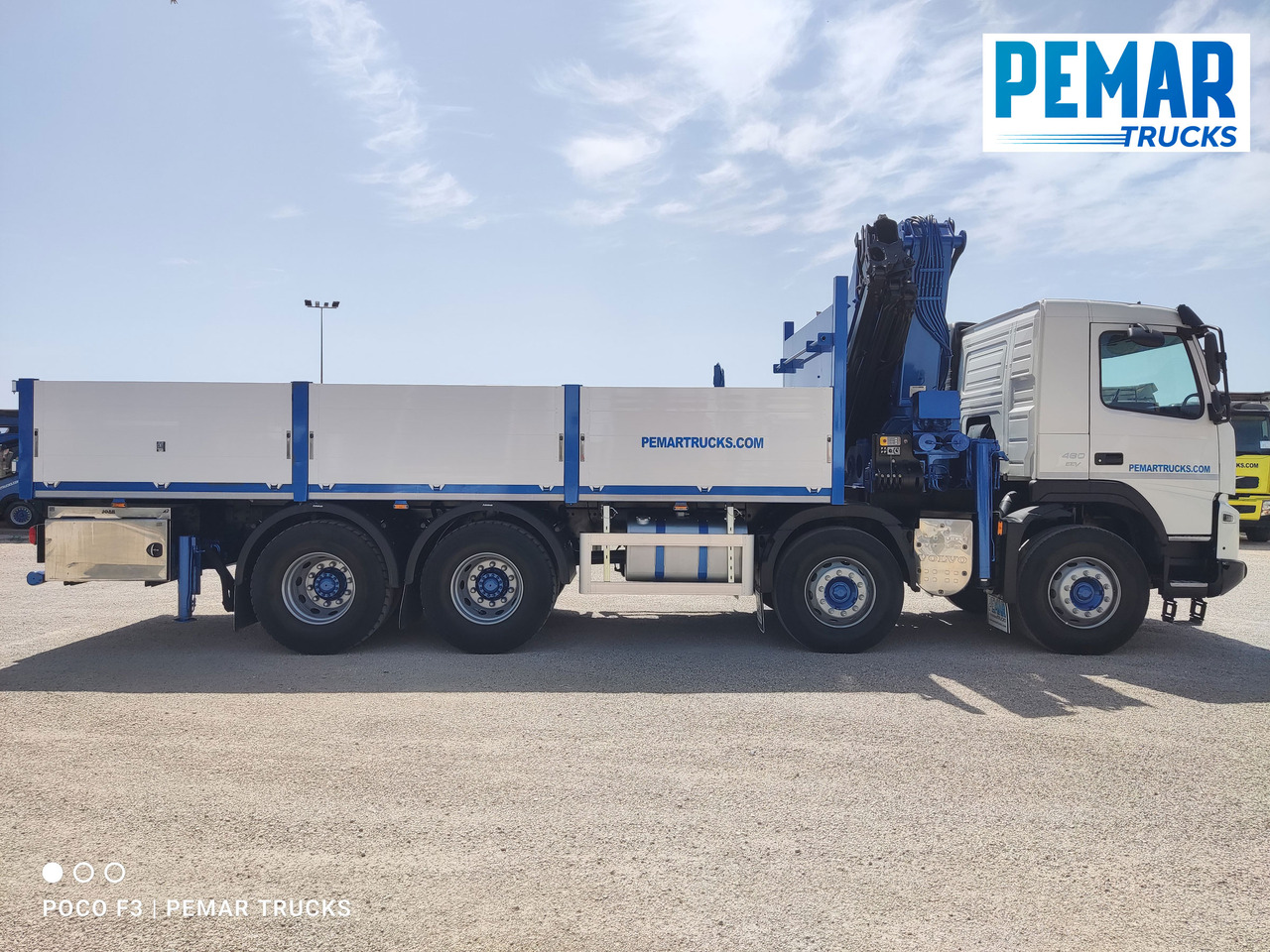 VOLVO FMX 460 8X4 GRUA CAJA FIJA ABIERTA - Dropside/ Flatbed truck: picture 5 VOLVO FMX 460 8X4 GRUA CAJA FIJA ABIERTA - Dropside/ Flatbed truck: picture 5