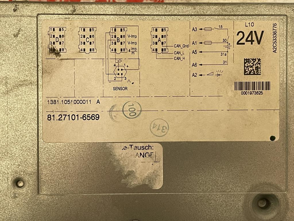 MAN DIGITAL - 81.27101-6569 - Tachograph for Truck: picture 3 MAN DIGITAL - 81.27101-6569 - Tachograph for Truck: picture 3