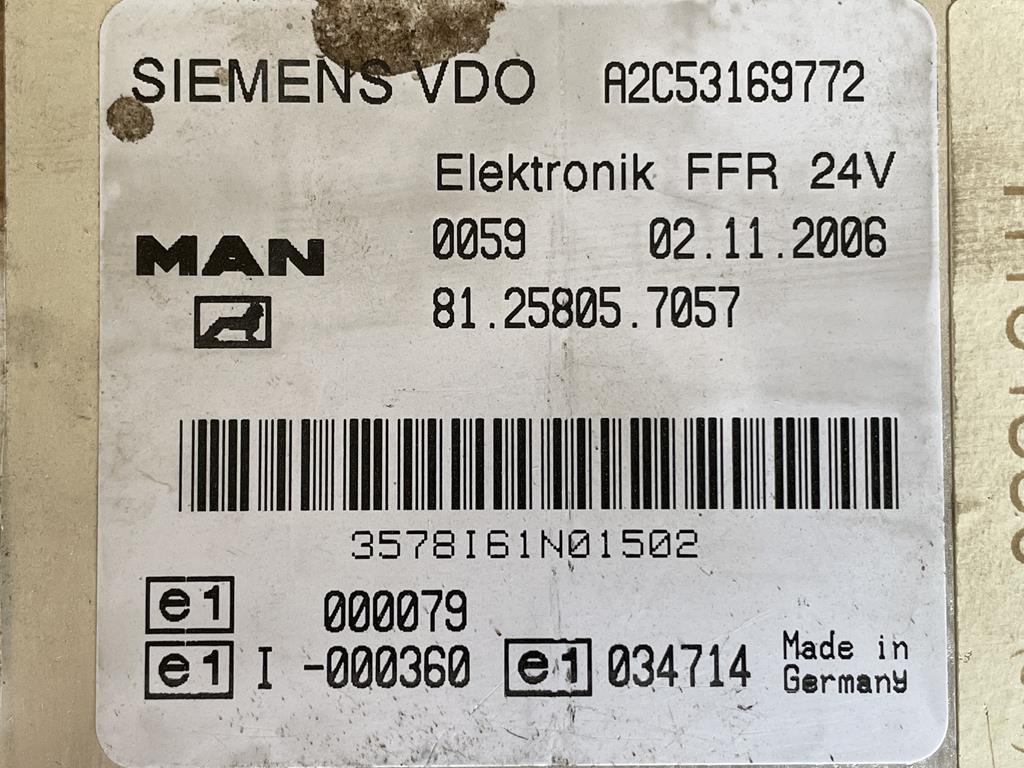 MAN TGA FFR - 81.258005.7057 - ECU for Truck: picture 3 MAN TGA FFR - 81.258005.7057 - ECU for Truck: picture 3