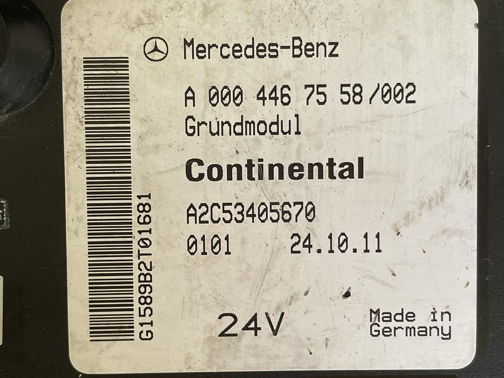 MERCEDES-BENZ ACTROS GRUNDMODUL - A 000 446 7558 - Fuse for Truck: picture 3 MERCEDES-BENZ ACTROS GRUNDMODUL - A 000 446 7558 - Fuse for Truck: picture 3