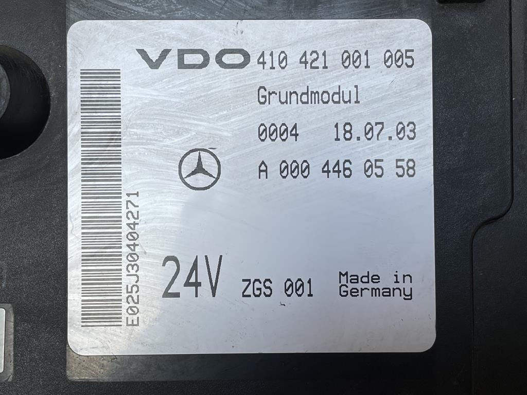 MERCEDES-BENZ ACTROS MP2 GRUNDMODUL - A 000 446 05 58 - Fuse for Truck: picture 3 MERCEDES-BENZ ACTROS MP2 GRUNDMODUL - A 000 446 05 58 - Fuse for Truck: picture 3