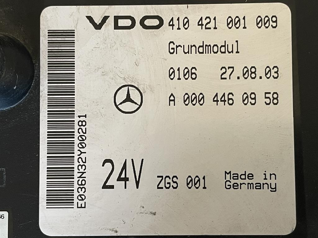 MERCEDES-BENZ ACTROS MP2 GRUNDMODUL - A 000 446 0958 - Fuse for Truck: picture 3 MERCEDES-BENZ ACTROS MP2 GRUNDMODUL - A 000 446 0958 - Fuse for Truck: picture 3