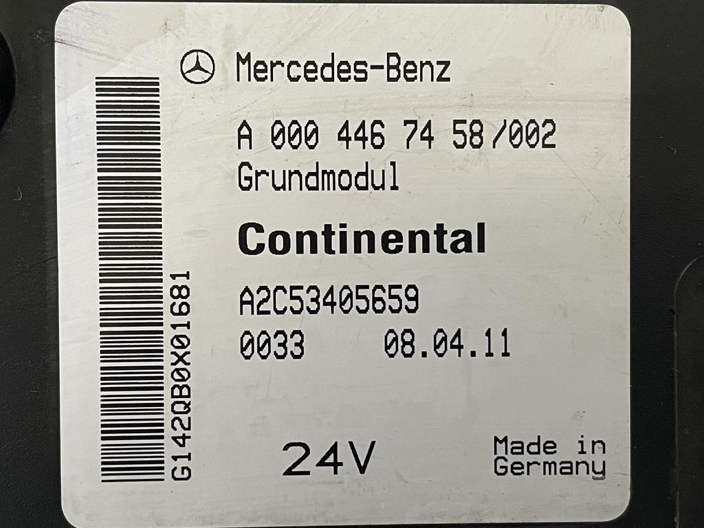 MERCEDES-BENZ ACTROS MP2 GRUNDMODUL - A 000 446 7458 - Fuse for Truck: picture 3 MERCEDES-BENZ ACTROS MP2 GRUNDMODUL - A 000 446 7458 - Fuse for Truck: picture 3