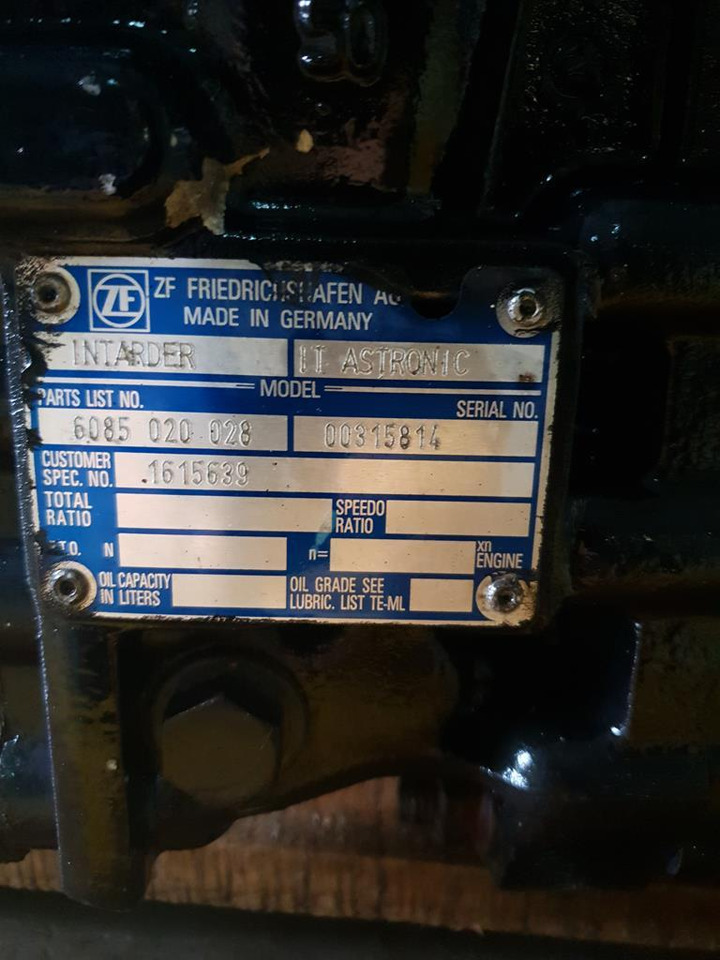 Gearbox for Truck ZF ASTRONIC 12 AS 2301 IT FOR MAN - WITH INTARDER: picture 6