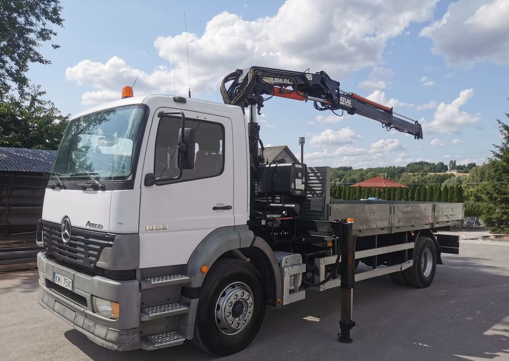 Mercedes-Benz Atego 1823 żuraw HDS Atlas 105.2 koła 315/80R22,5 - Dropside/ Flatbed truck, Crane truck: picture 1 Mercedes-Benz Atego 1823 żuraw HDS Atlas 105.2 koła 315/80R22,5 - Dropside/ Flatbed truck, Crane truck: picture 1