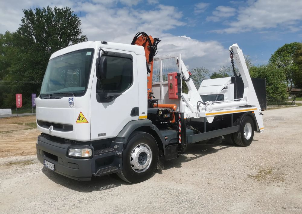 Renault Premium 270DCi + żuraw HDS Atlas 105.2 + Bramowiec MEILLER 12t Kontener - Skip loader truck: picture 2 Renault Premium 270DCi + żuraw HDS Atlas 105.2 + Bramowiec MEILLER 12t Kontener - Skip loader truck: picture 2