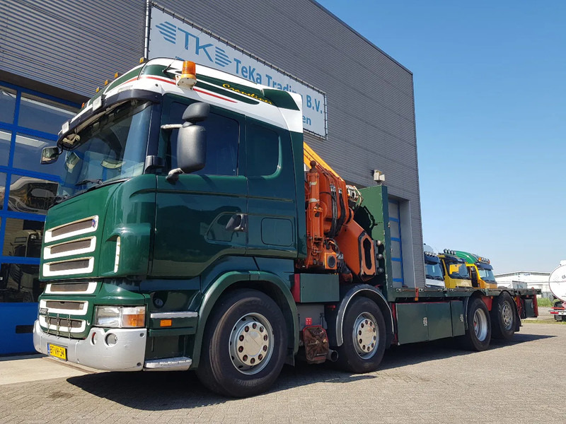 Scania R420 8x2 HIAB 800E-7 Hipro 80 ton/meter Winch Retarder - Crane truck: picture 2 Scania R420 8x2 HIAB 800E-7 Hipro 80 ton/meter Winch Retarder - Crane truck: picture 2