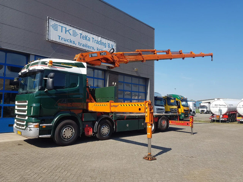 Scania R420 8x2 HIAB 800E-7 Hipro 80 ton/meter Winch Retarder - Crane truck: picture 1 Scania R420 8x2 HIAB 800E-7 Hipro 80 ton/meter Winch Retarder - Crane truck: picture 1