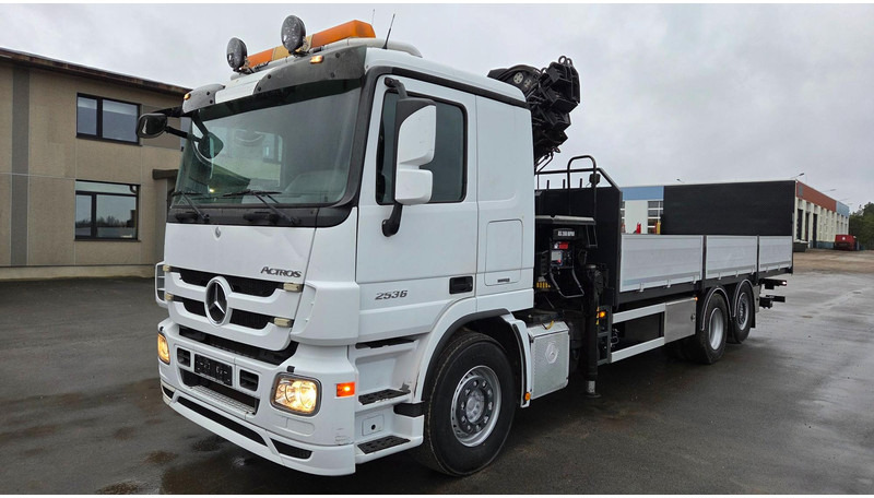 Dropside/ Flatbed truck, Crane truck Mercedes-Benz Actros 2536 6X2 HIAB 288 EP-5 HIPRO: picture 7