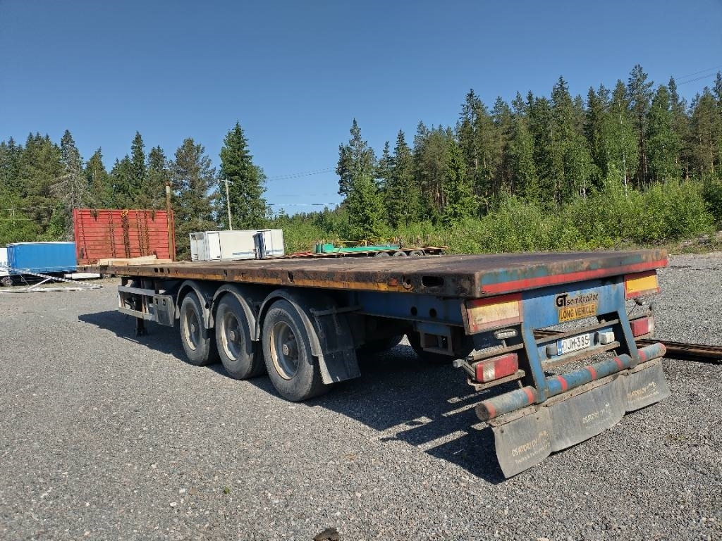 GT trailer Vahva tasalava,hyvillä sidontapisteillä - Dropside/ Flatbed semi-trailer: picture 1 GT trailer Vahva tasalava,hyvillä sidontapisteillä - Dropside/ Flatbed semi-trailer: picture 1