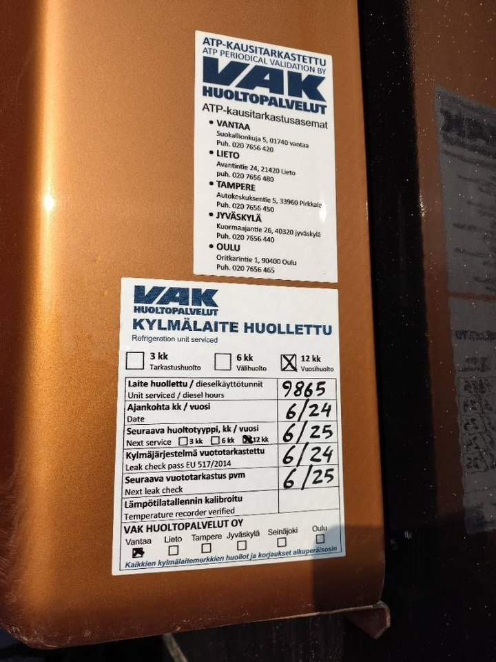 Närko FNA norjan teli,thermoking +takapatteri - Refrigerator semi-trailer: picture 5 Närko FNA norjan teli,thermoking +takapatteri - Refrigerator semi-trailer: picture 5
