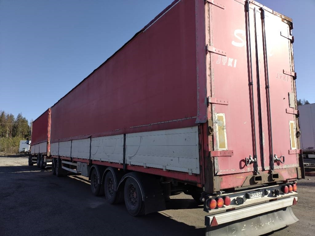 Scania Nousukapelli+Jyki kärry 3m sisäkork.liukukatot - Curtainsider truck: picture 4 Scania Nousukapelli+Jyki kärry 3m sisäkork.liukukatot - Curtainsider truck: picture 4