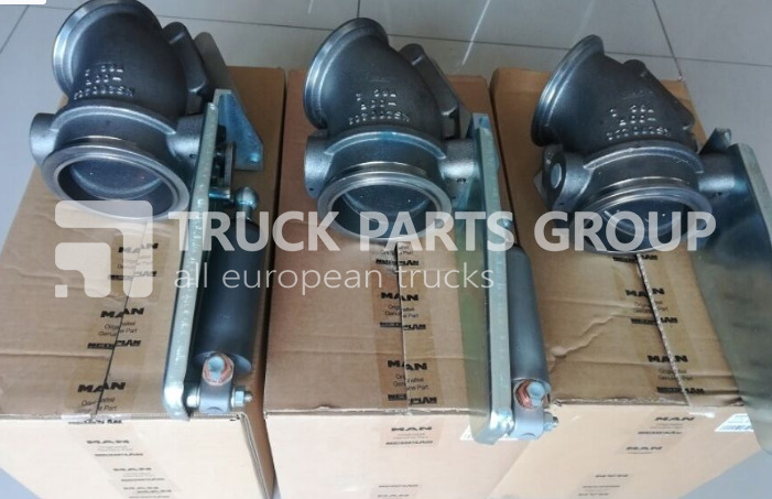 MAN TGX, TGS, EURO6, EURO 6 emission standard exhaust elbow, engine engine - Exhaust system for Truck: picture 1 MAN TGX, TGS, EURO6, EURO 6 emission standard exhaust elbow, engine engine - Exhaust system for Truck: picture 1