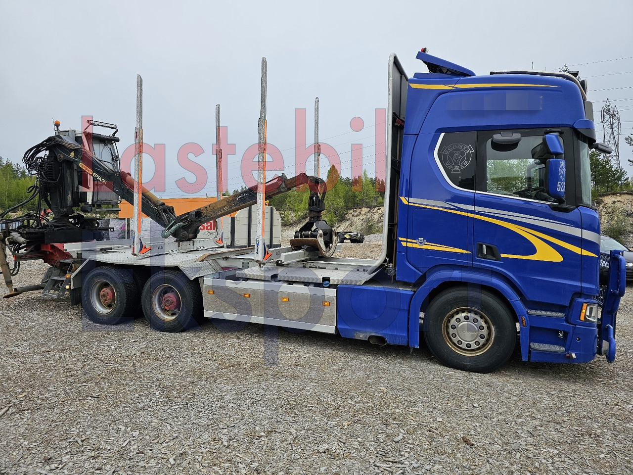 Scania R650 - Log truck, Crane truck: picture 1 Scania R650 - Log truck, Crane truck: picture 1