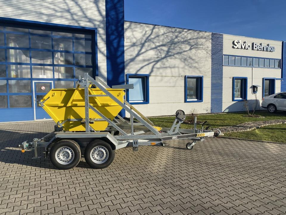 Lorries Kabelanhänger mit Baucontainer 3000KG *INKL.19% MWST*SOFORT VERFÜGBAR!* - Cable drum trailer: picture 1 Lorries Kabelanhänger mit Baucontainer 3000KG *INKL.19% MWST*SOFORT VERFÜGBAR!* - Cable drum trailer: picture 1