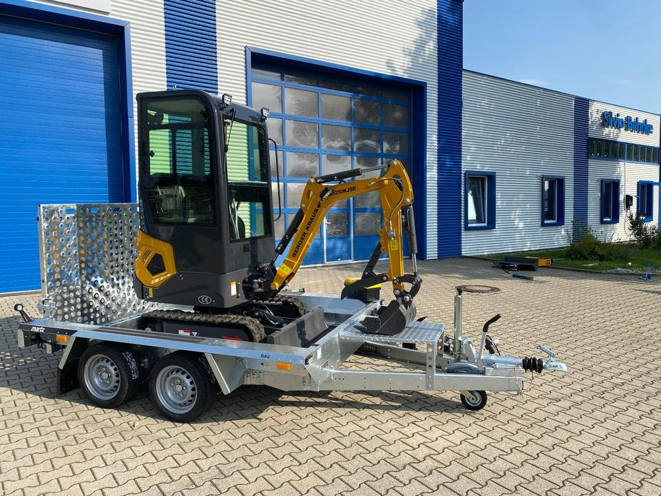 Mini excavator Minibagger BK1250KJSR + Tieflader + Zubehör *INKL.19% MWST*BERGER KRAUS*VERSTELLFAHRWERK* KUBOTA*SOFORT!*: picture 7