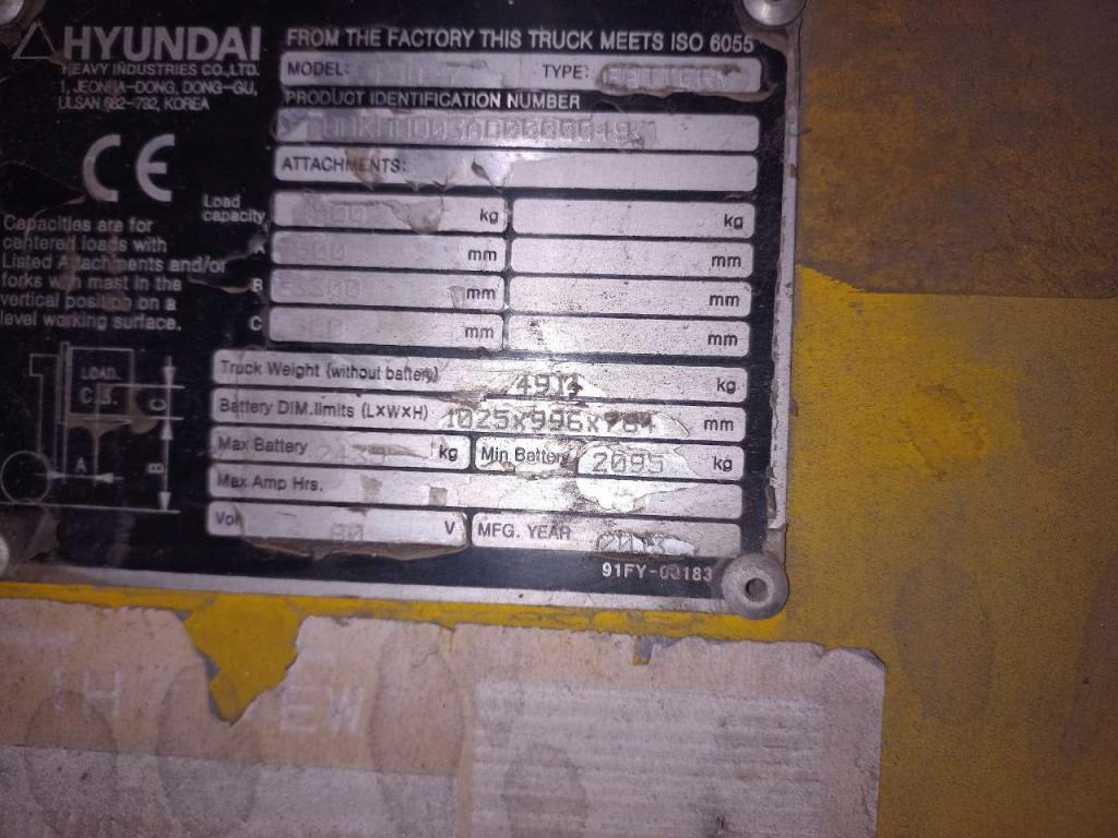 Hyundai 45B-7 ac - Electric forklift: picture 5 Hyundai 45B-7 ac - Electric forklift: picture 5
