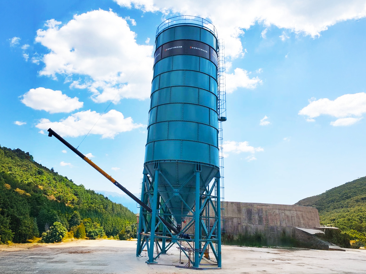 Constmach 500 Ton Capacity Cement Silo - Cement silo: picture 1 Constmach 500 Ton Capacity Cement Silo - Cement silo: picture 1