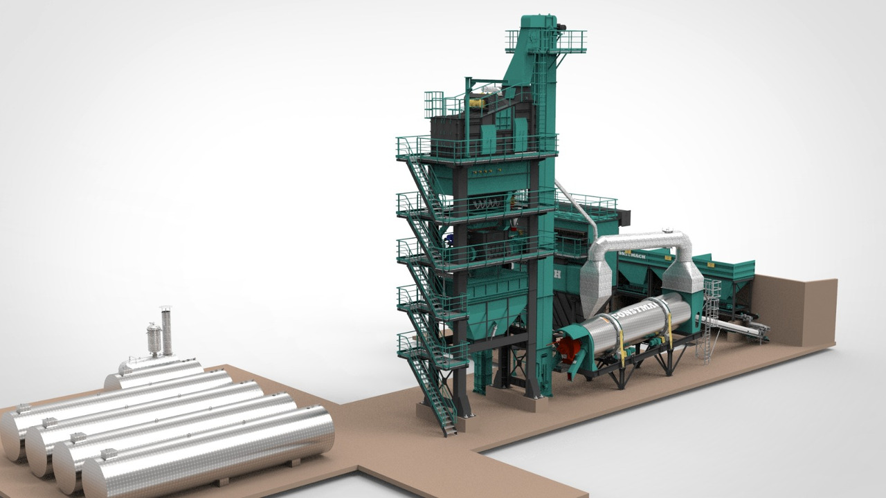 New Asphalt plant Constmach Centrale D'asphalte Stationnaire Livrée en Stock Garantie 2 ans: picture 11