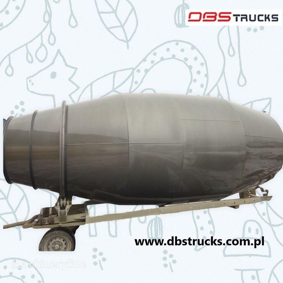 New Concrete mixer drum 7-12 m3, drums, trommel - Concrete mixer drum: picture 4 New Concrete mixer drum 7-12 m3, drums, trommel - Concrete mixer drum: picture 4