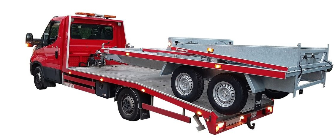Gewe Laweta piętrowa, hydrauliczna, L3500 F/1 - Autotransporter trailer: picture 2 Gewe Laweta piętrowa, hydrauliczna, L3500 F/1 - Autotransporter trailer: picture 2