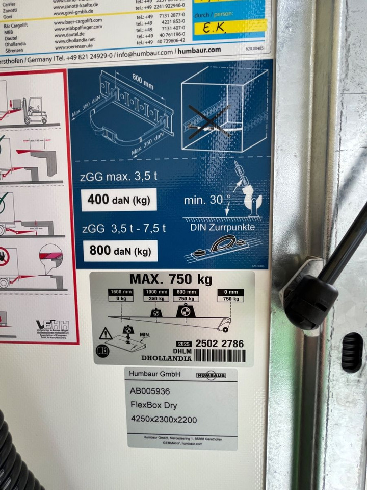 Box van Renault MASTER HUMBAUR KOFFER: picture 11