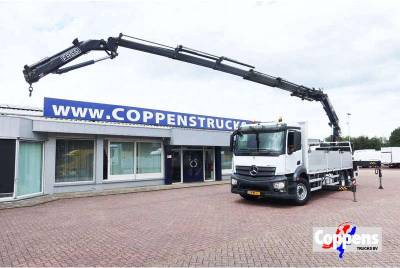 Mercedes-Benz ANTOS 2830 Kraanwagen open Laadbak Fassi F295 + FLY-JIB - Crane truck: picture 1 Mercedes-Benz ANTOS 2830 Kraanwagen open Laadbak Fassi F295 + FLY-JIB - Crane truck: picture 1
