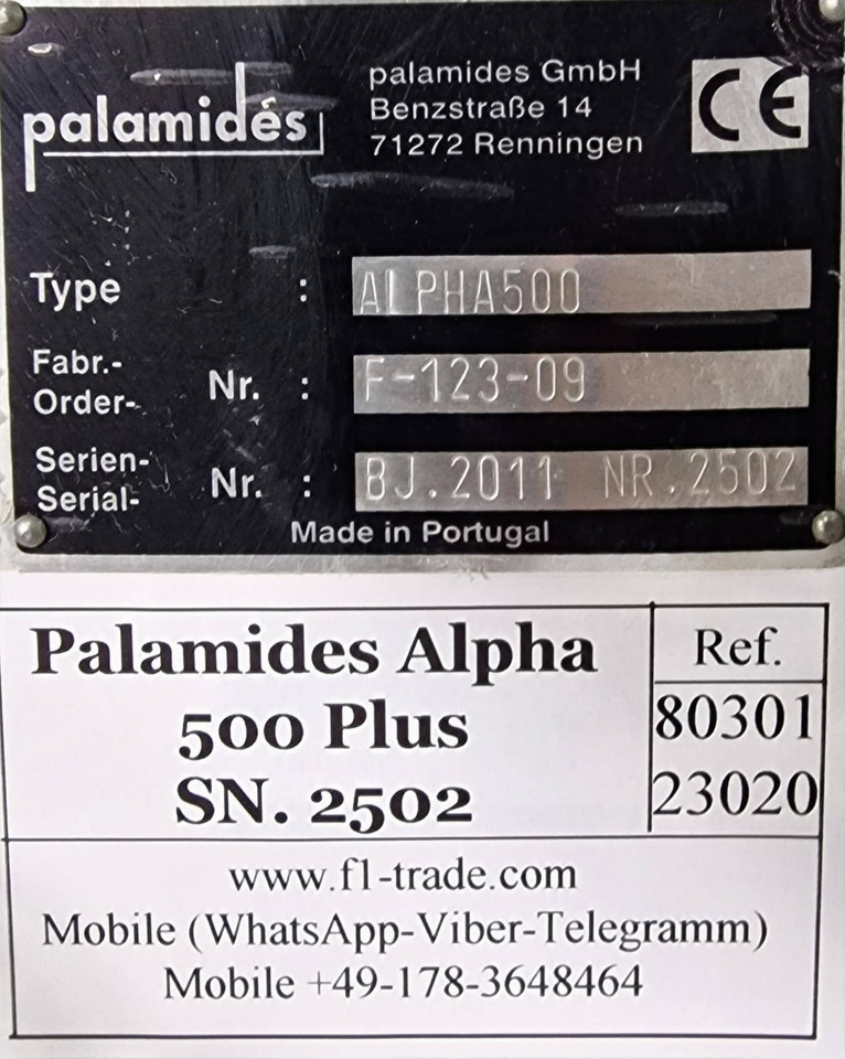 Printing machinery Palamides Alpha 500 Plus: picture 6