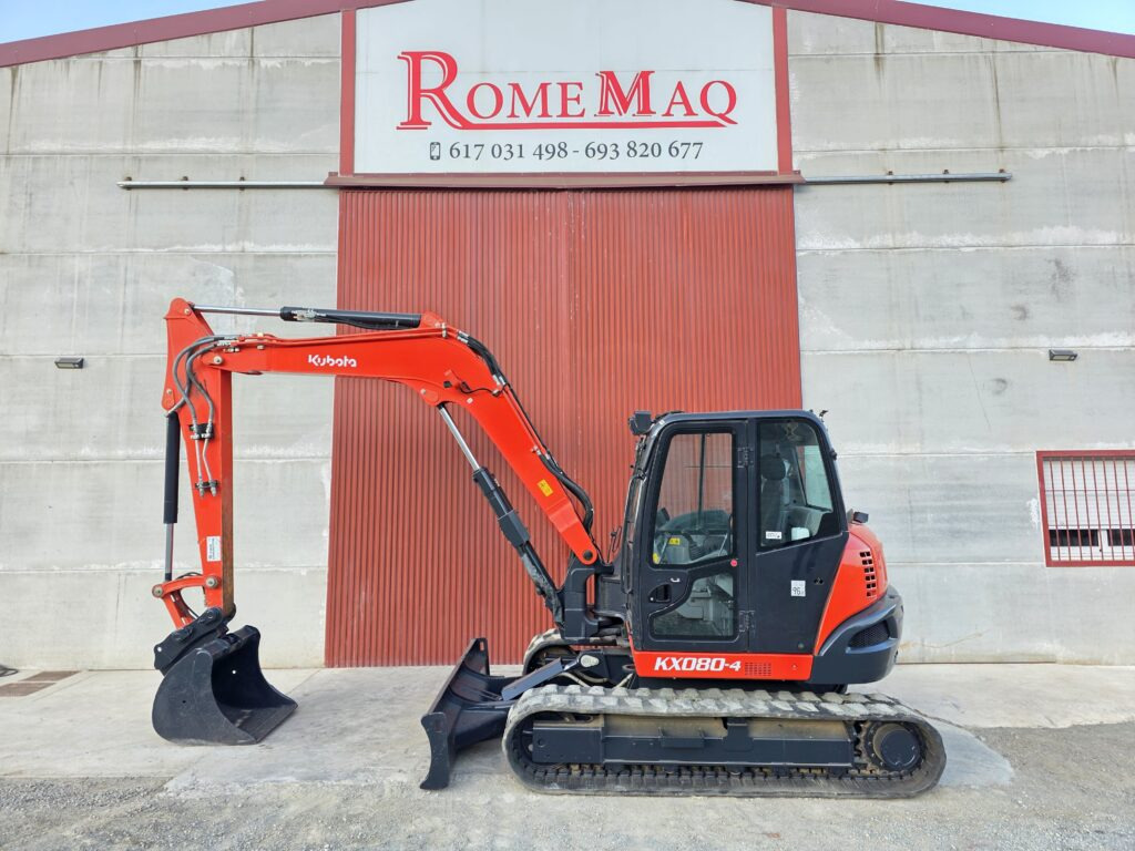 KUBOTA KX080-4A2 - Mini excavator: picture 1 KUBOTA KX080-4A2 - Mini excavator: picture 1