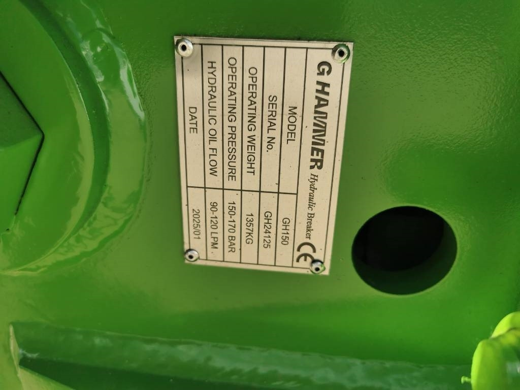 G Hammer GH 150. Power, Not Noise ! NEW 2025 Model - Hydraulic hammer for Construction machinery: picture 4 G Hammer GH 150. Power, Not Noise ! NEW 2025 Model - Hydraulic hammer for Construction machinery: picture 4