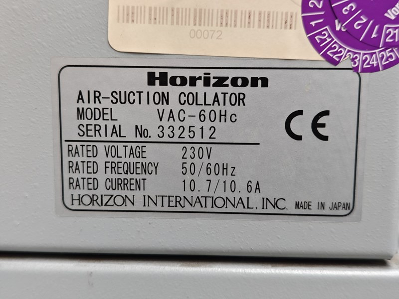 Horizon VAC-60Hc - Printing machinery: picture 5 Horizon VAC-60Hc - Printing machinery: picture 5