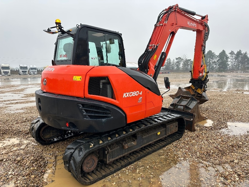 Kubota KX 080-4 ENGCON - Mini excavator: picture 4 Kubota KX 080-4 ENGCON - Mini excavator: picture 4