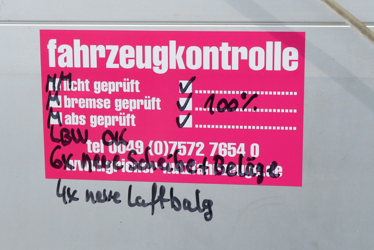 Curtainsider semi-trailer Schmitz Cargobull SCS 24/ LBW 2000 kg / RUNGENTASCHEN / HUBDACH: picture 8