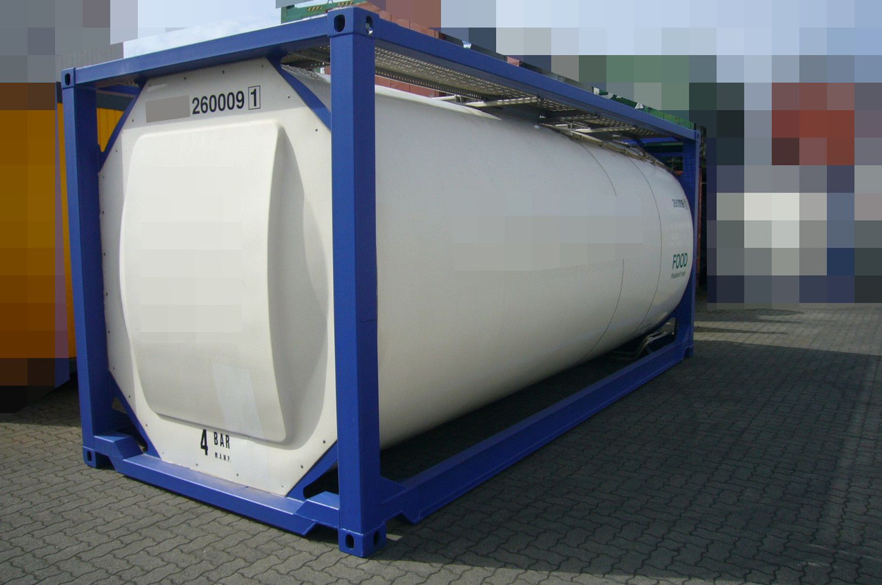 26.000 Lit V4A Lebensmittel Druckluft Vollrahmen - Tank container: picture 4 26.000 Lit V4A Lebensmittel Druckluft Vollrahmen - Tank container: picture 4