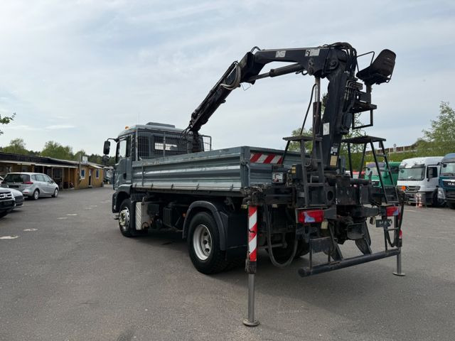 Tipper, Crane truck MAN TGA 18.310 4x2BB: picture 7
