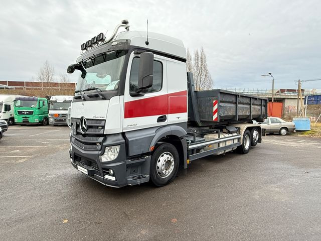 Mercedes-Benz Actros 2542 Abrollkipper mit Container - Hook lift truck: picture 3 Mercedes-Benz Actros 2542 Abrollkipper mit Container - Hook lift truck: picture 3