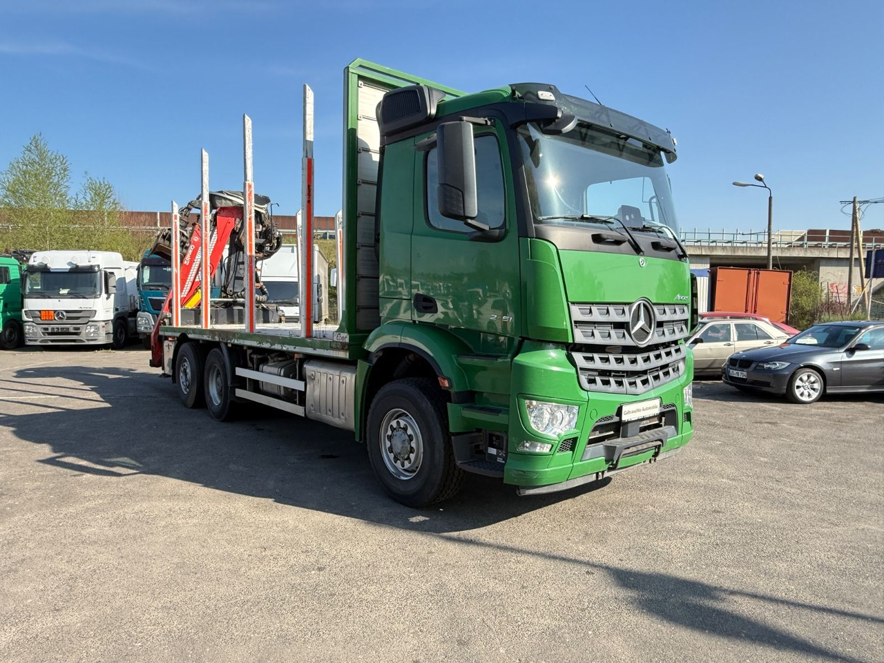 Mercedes-Benz Actros 2571 Holztransporter mit Kran - Log truck, Crane truck: picture 2 Mercedes-Benz Actros 2571 Holztransporter mit Kran - Log truck, Crane truck: picture 2