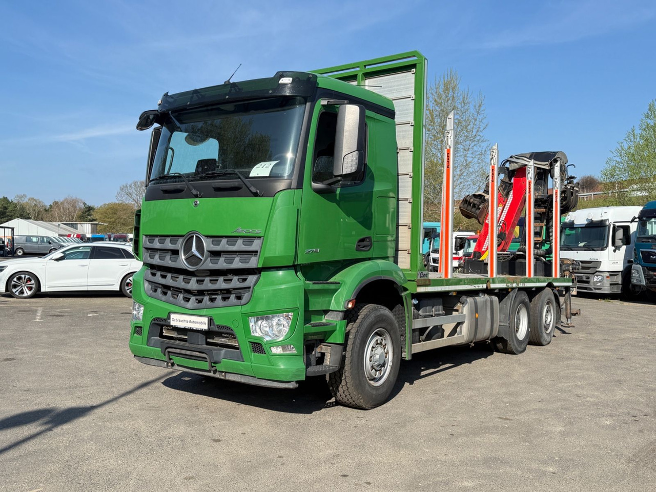 Mercedes-Benz Actros 2571 Holztransporter mit Kran - Log truck, Crane truck: picture 3 Mercedes-Benz Actros 2571 Holztransporter mit Kran - Log truck, Crane truck: picture 3