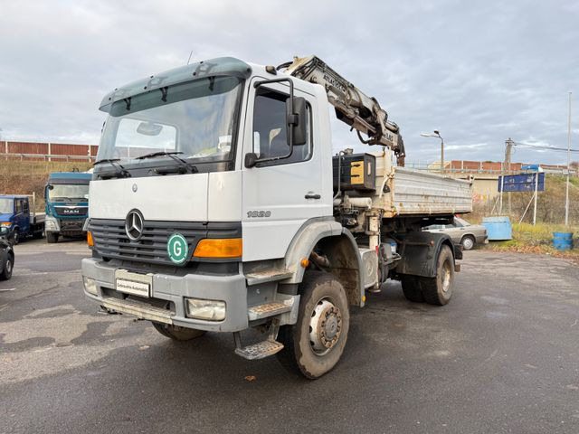Mercedes-Benz Atego 1828 4x4 Kipper-Kran Atlas - Tipper, Crane truck: picture 4 Mercedes-Benz Atego 1828 4x4 Kipper-Kran Atlas - Tipper, Crane truck: picture 4