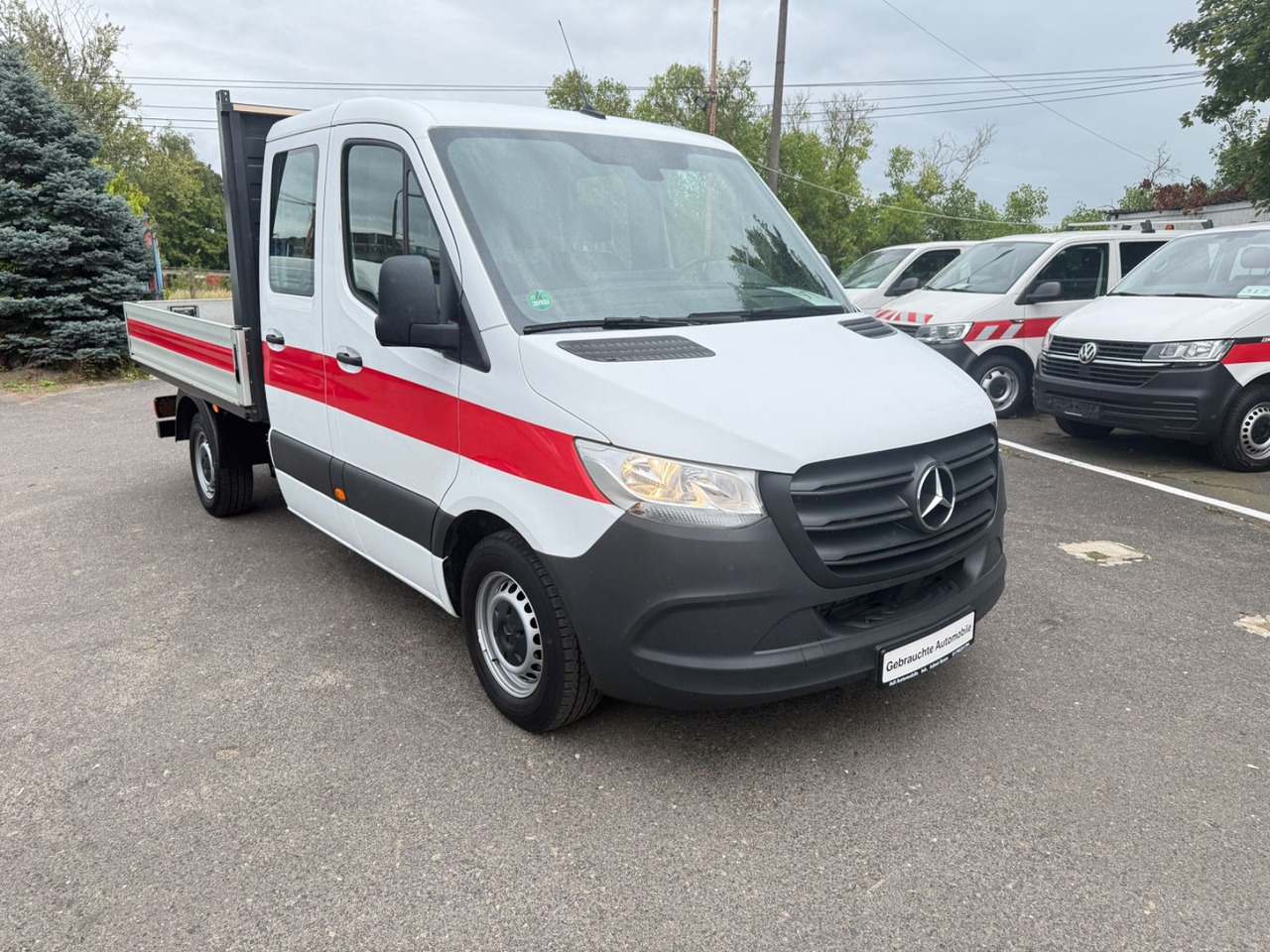 Mercedes-Benz Sprinter 217 Pritsche DoKa - Flatbed van, Combi van: picture 2 Mercedes-Benz Sprinter 217 Pritsche DoKa - Flatbed van, Combi van: picture 2
