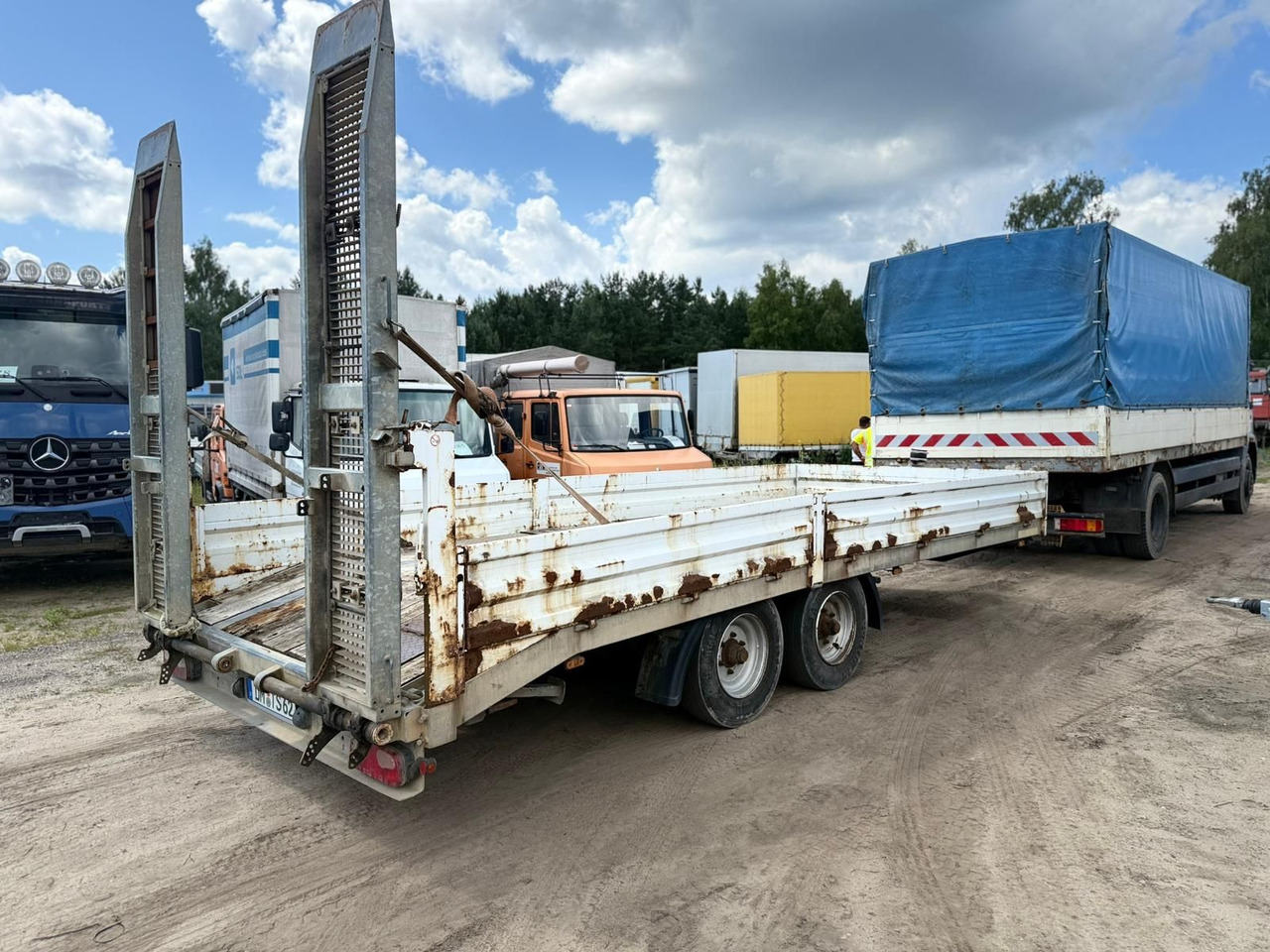 Möslein TT 11 Tieflader - Low loader trailer: picture 4 Möslein TT 11 Tieflader - Low loader trailer: picture 4