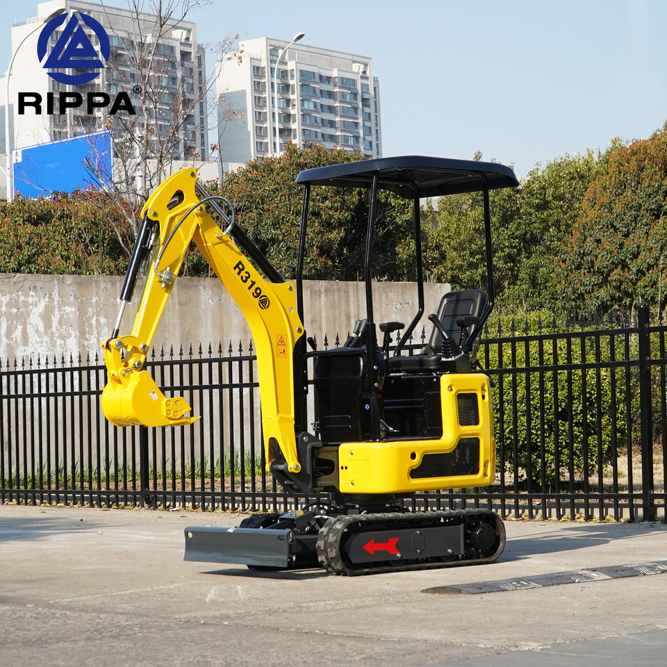 Rippa R319 Pilot Control|Kubota Engine|Euro 5|CE|Telescopic chassis|Lateral swing mini excavator - Mini excavator: picture 1 Rippa R319 Pilot Control|Kubota Engine|Euro 5|CE|Telescopic chassis|Lateral swing mini excavator - Mini excavator: picture 1
