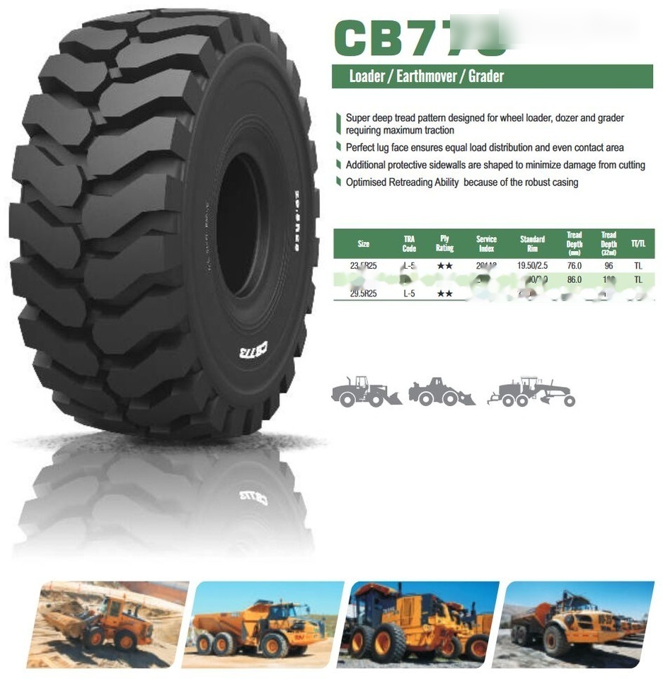 WestLake 23.5R25 CB773 L5 201A2 - Tire for Wheel loader: picture 2 WestLake 23.5R25 CB773 L5 201A2 - Tire for Wheel loader: picture 2