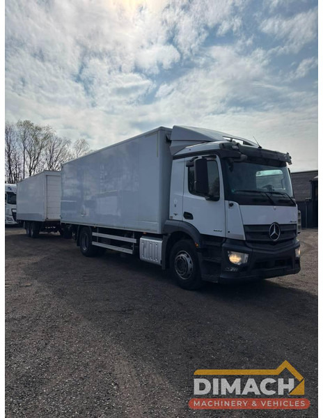 Box truck Mercedes-Benz Actros 1833 4x2 - aanhanger koffer, Euro 6: picture 9