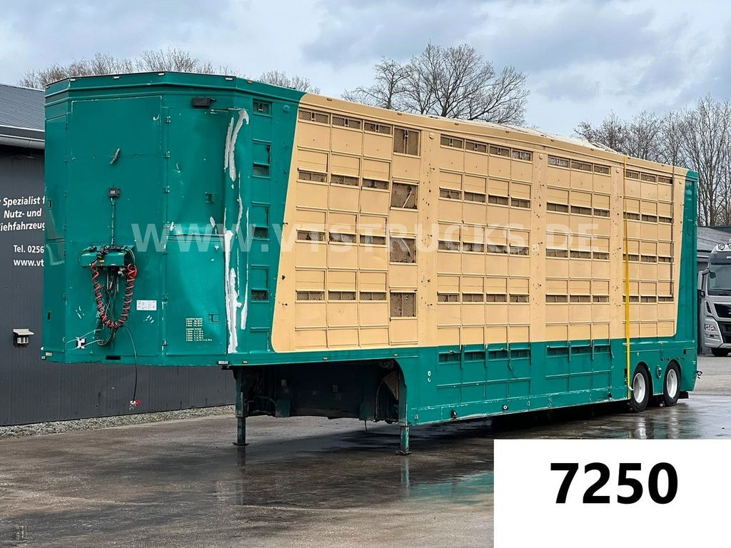 Livestock semi-trailer Finkl SAV 34 4/5 Stock Multiliner  Hubdach Rampe: picture 1